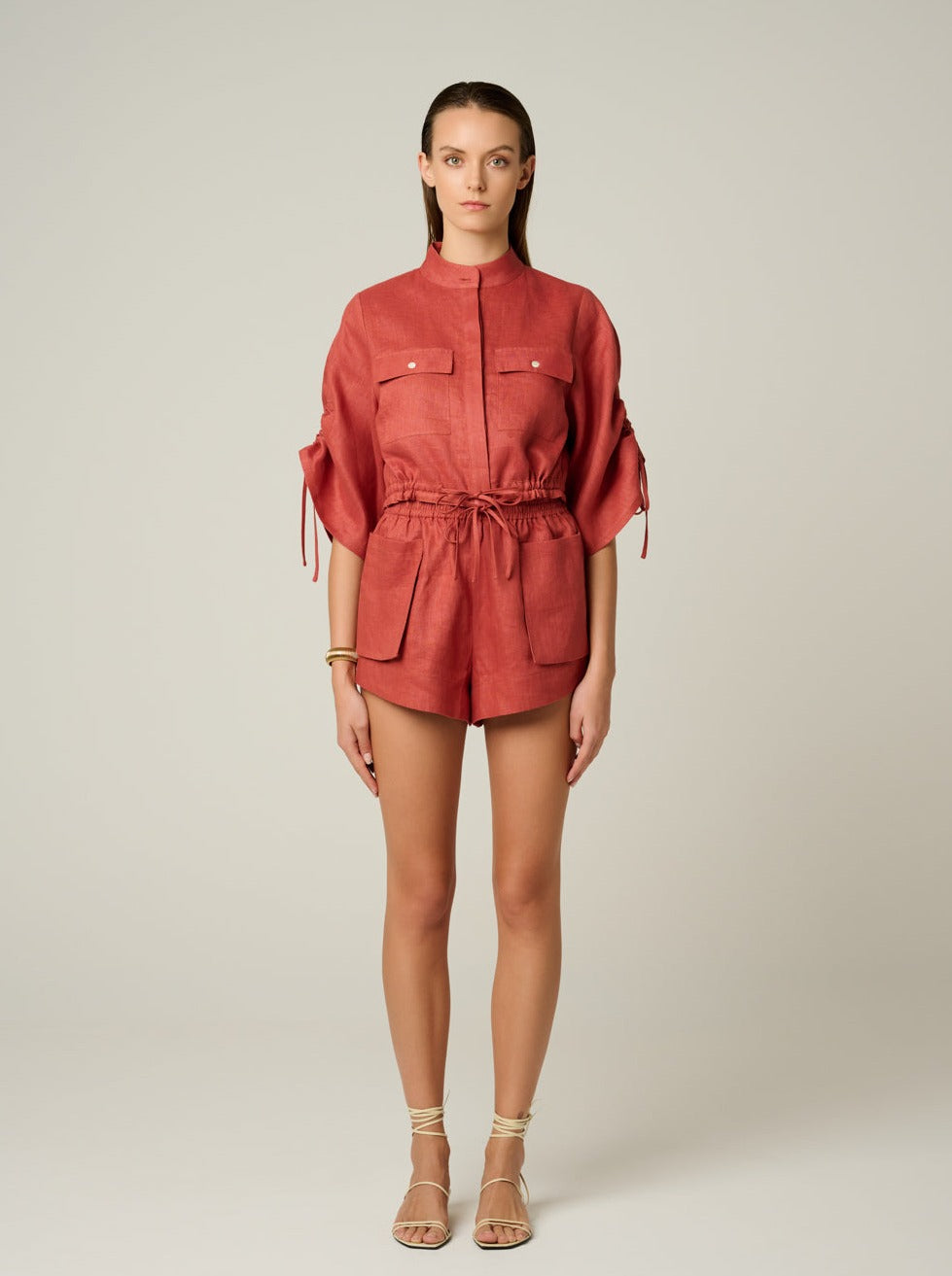 EVA TOP IN LINEN