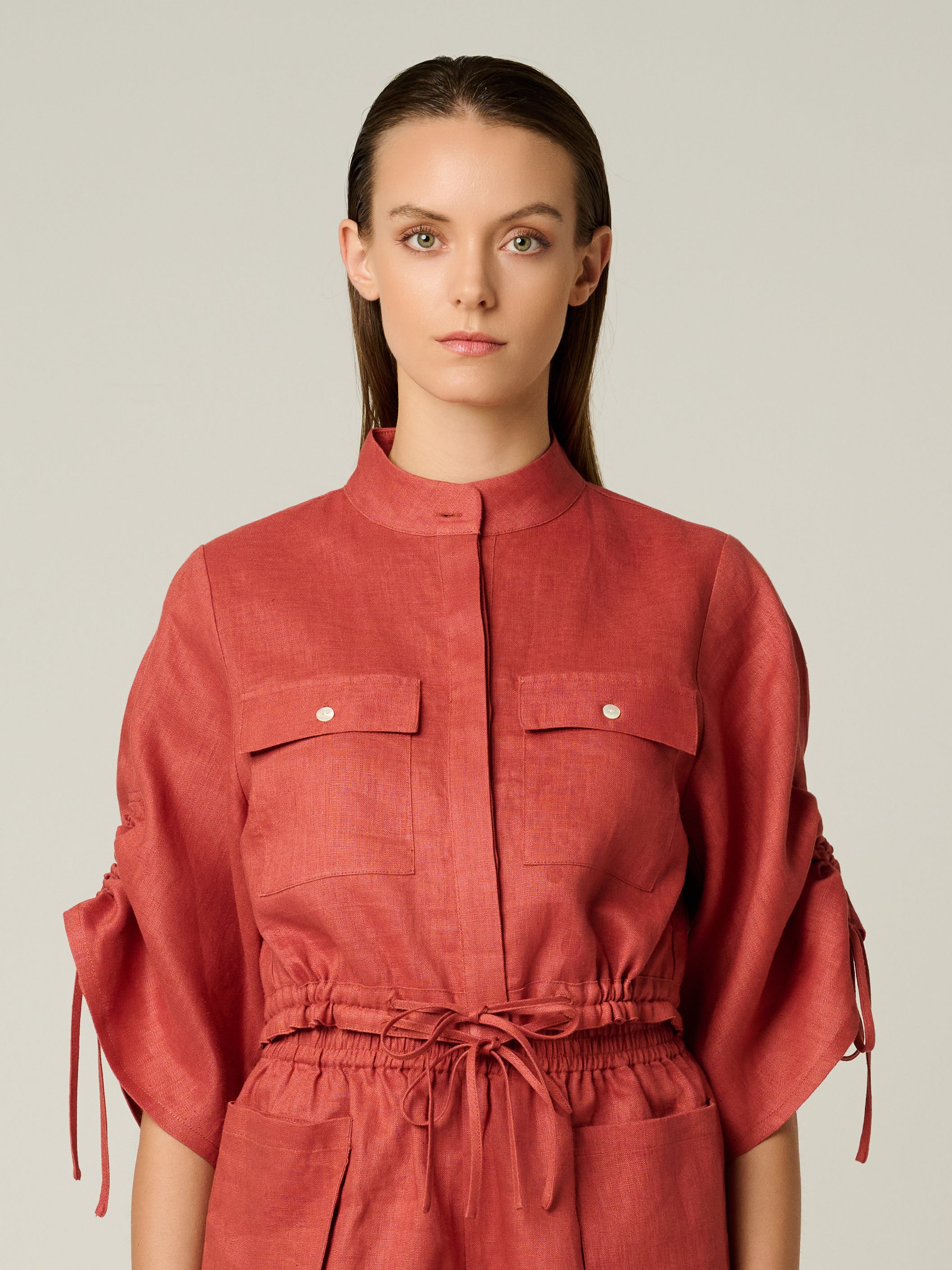 EVA TOP IN LINEN