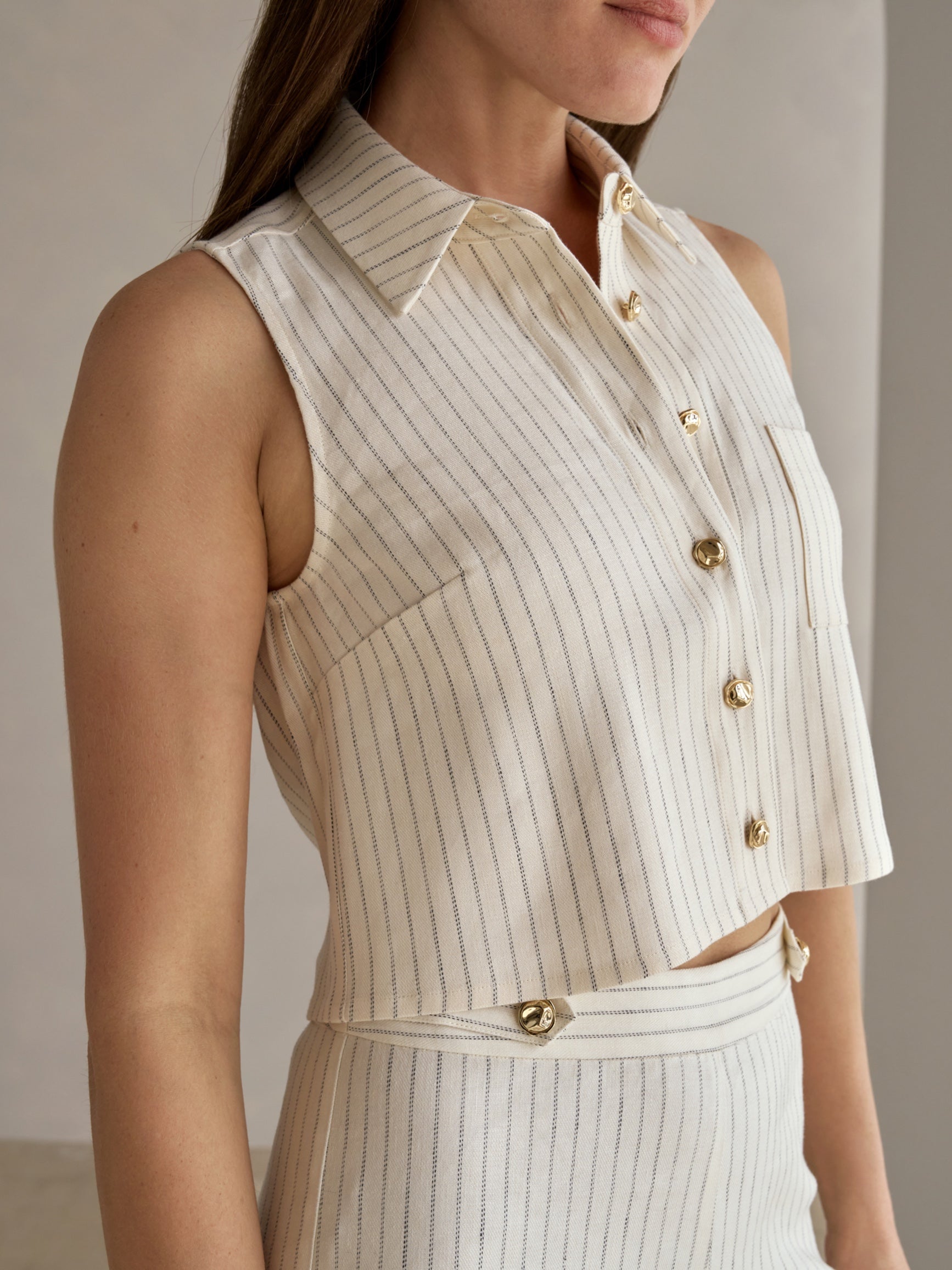 KATJA TOP- STRIPE