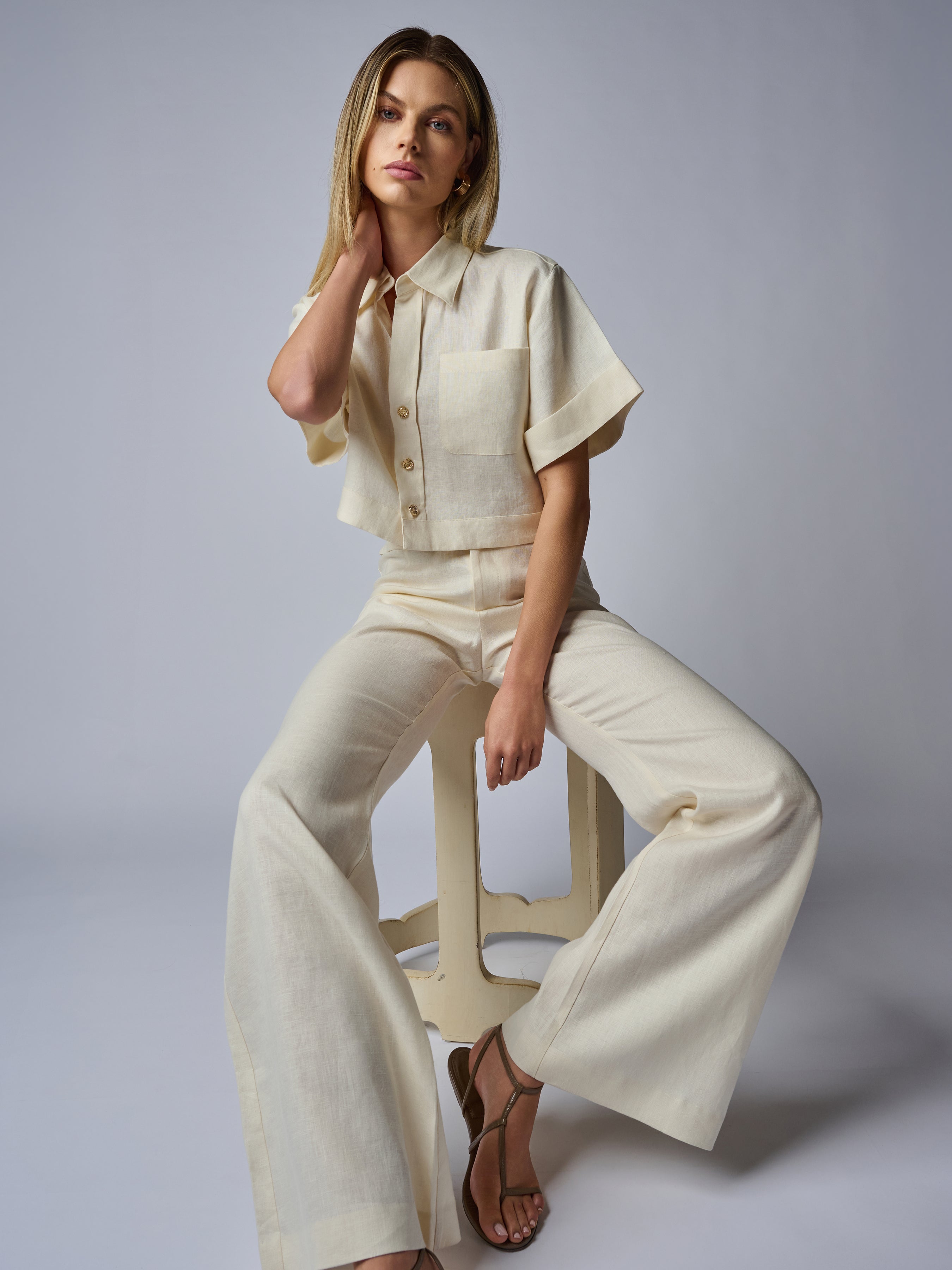 ELLISON TOP - IVORY