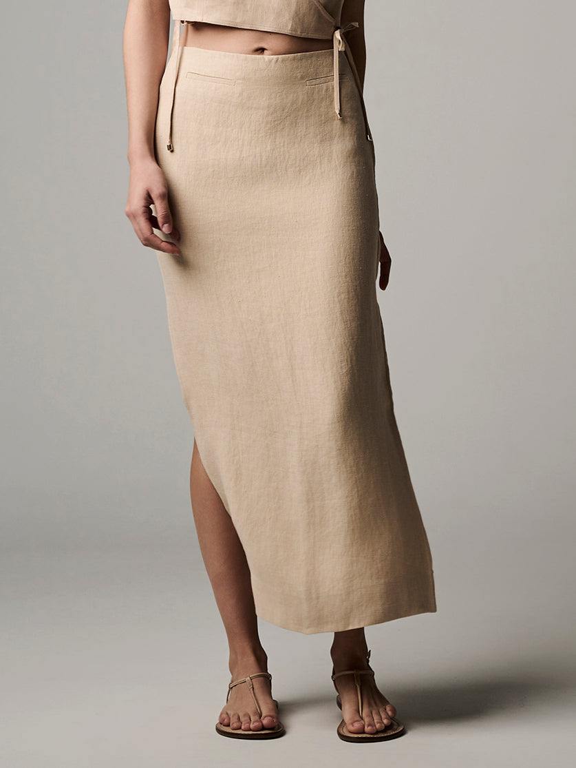 CRAWFORD MIDI SKIRT