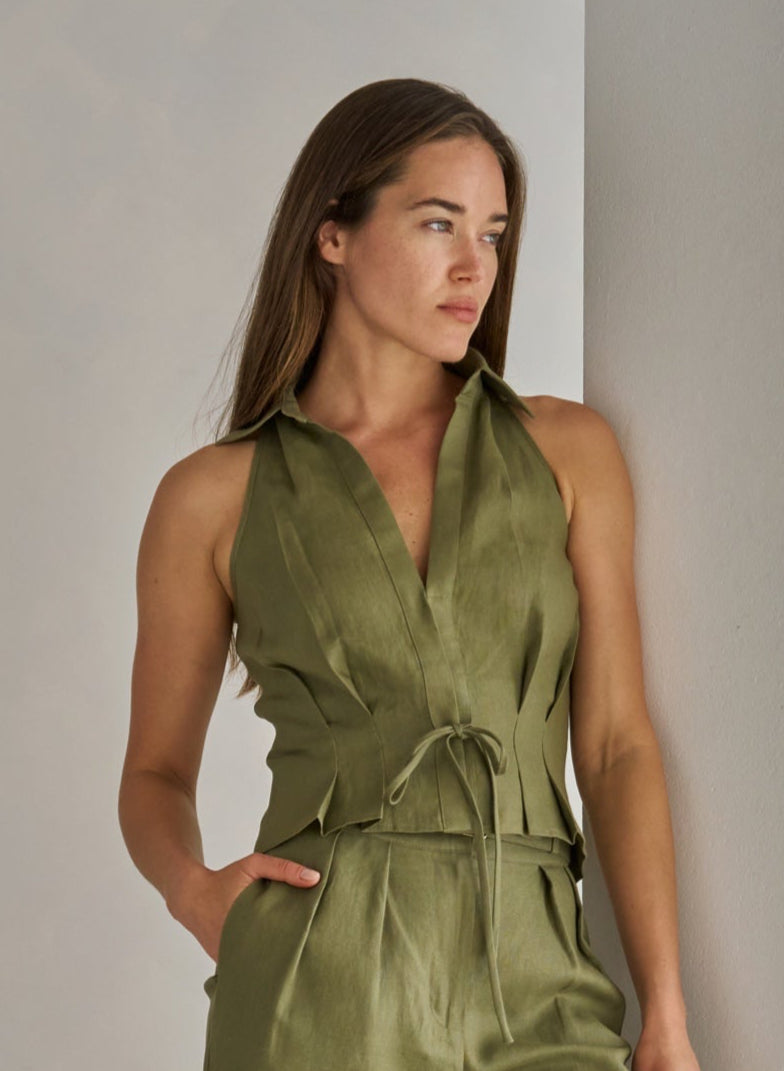 SLOAN LINEN VEST
