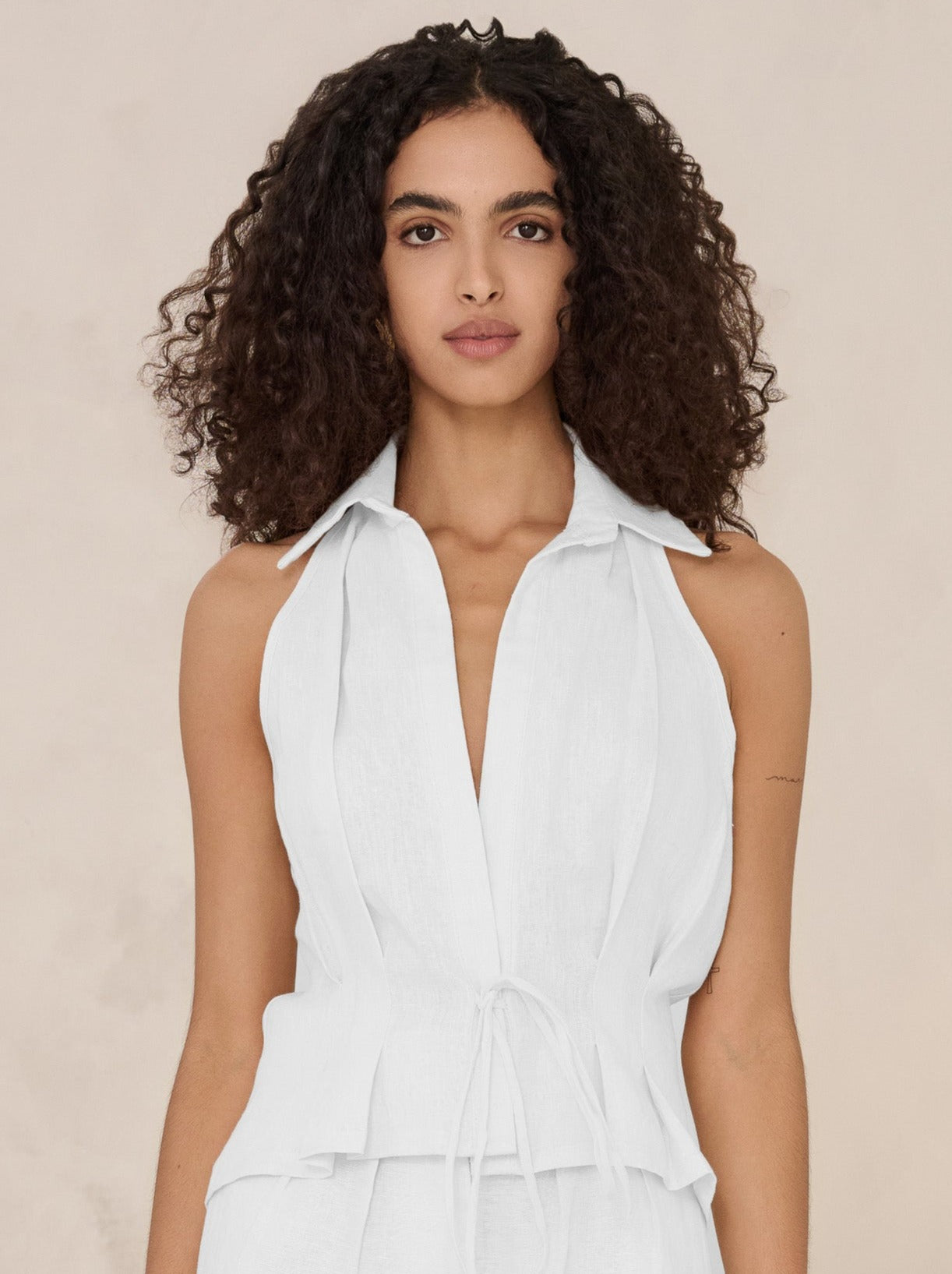 SLOAN LINEN VEST