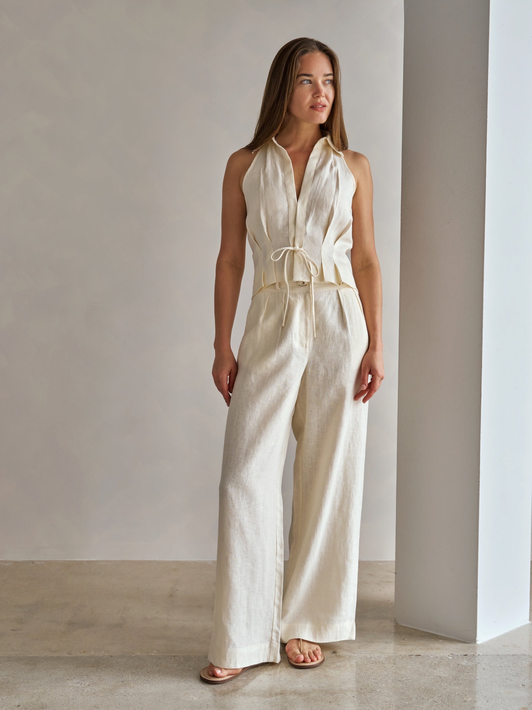 SLOAN LINEN VEST