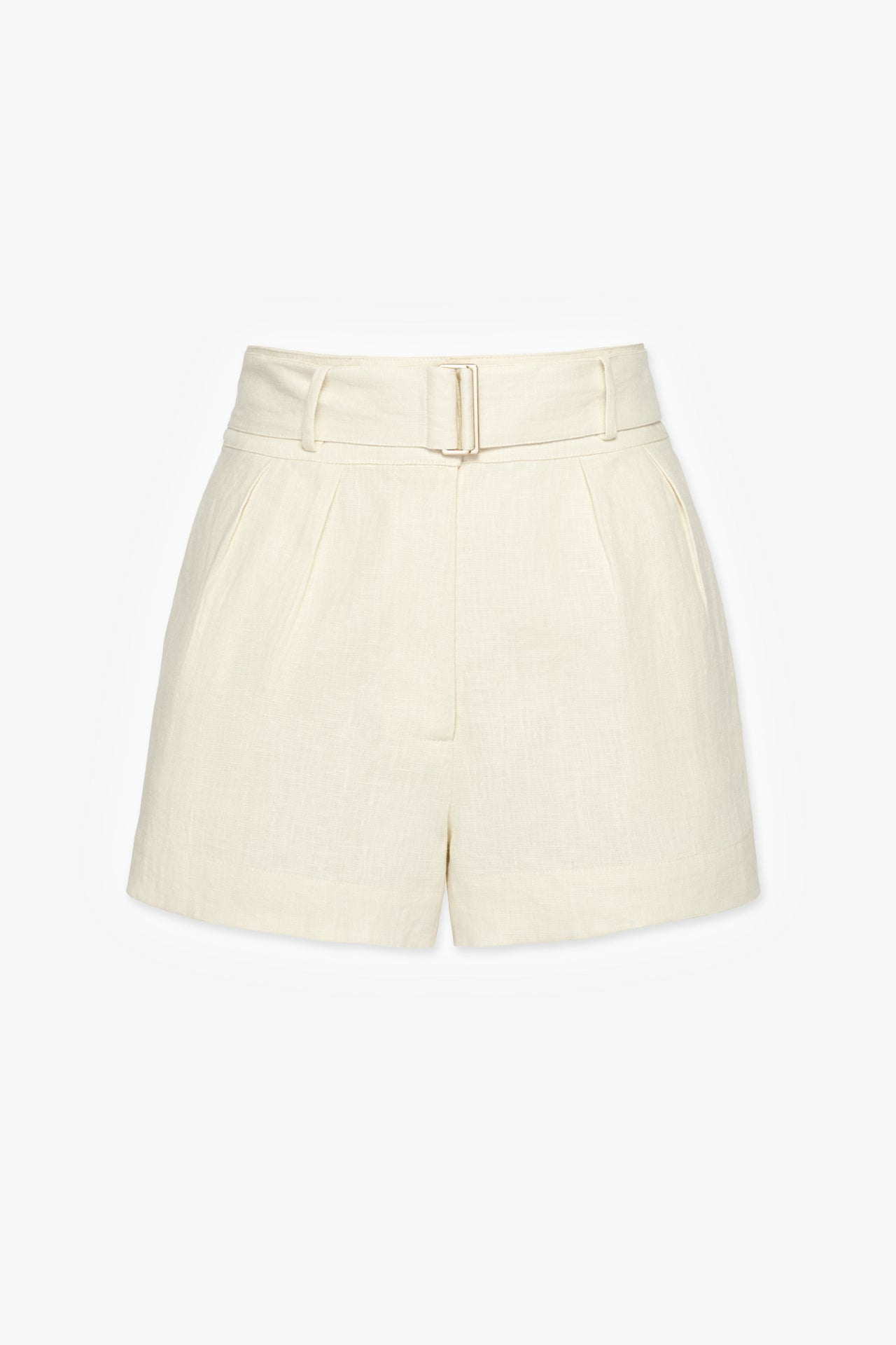 Ivory Linen Shorts for Women | HEVRON Zinna Short