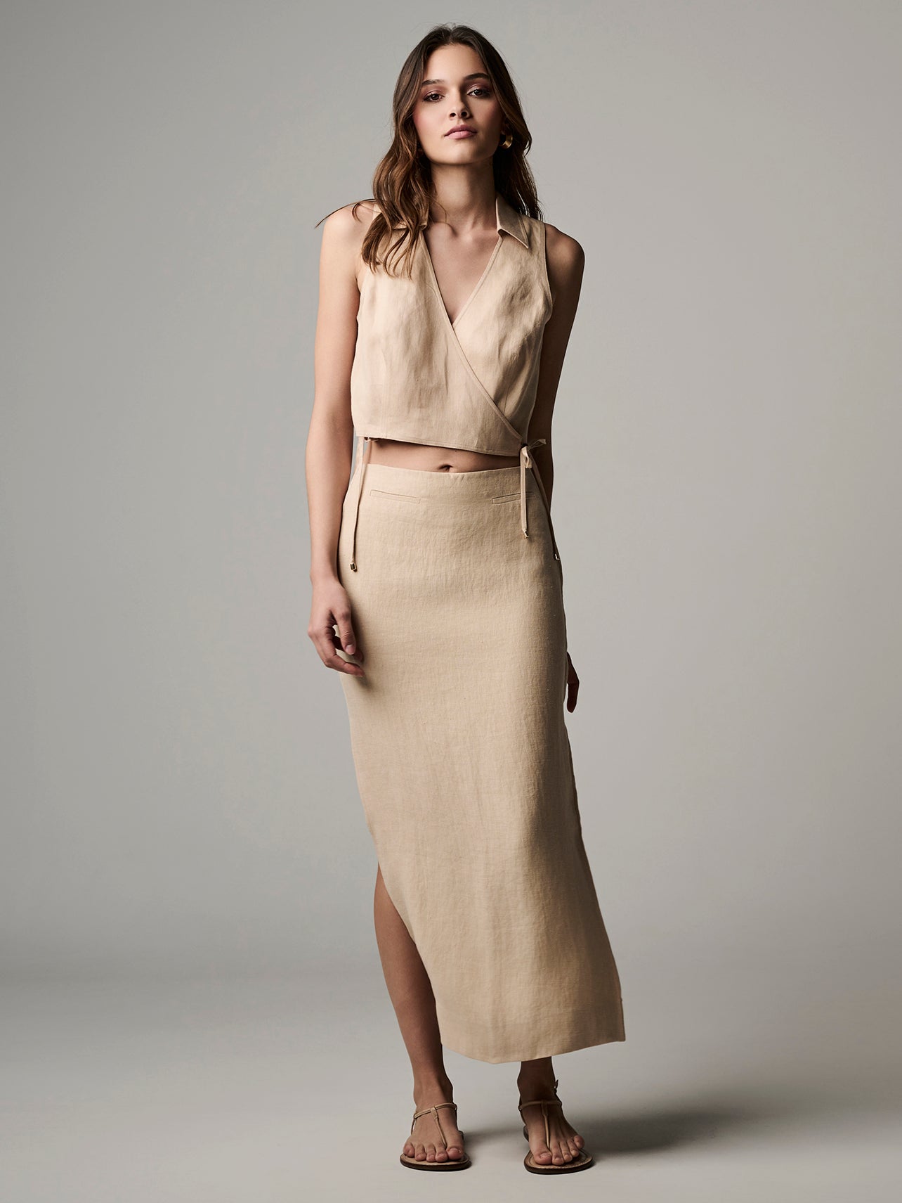 CRAWFORD MIDI SKIRT