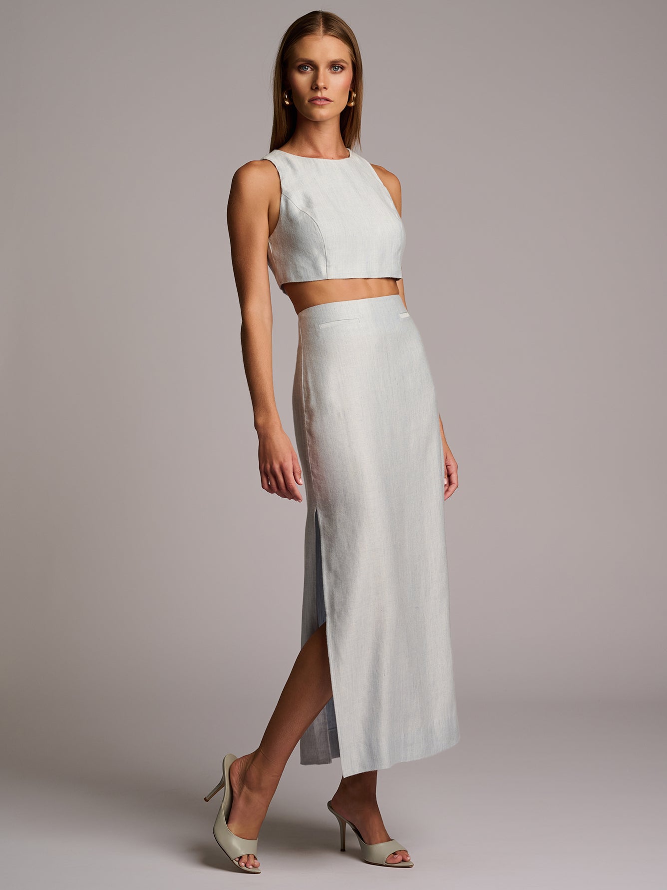 CRAWFORD MIDI SKIRT