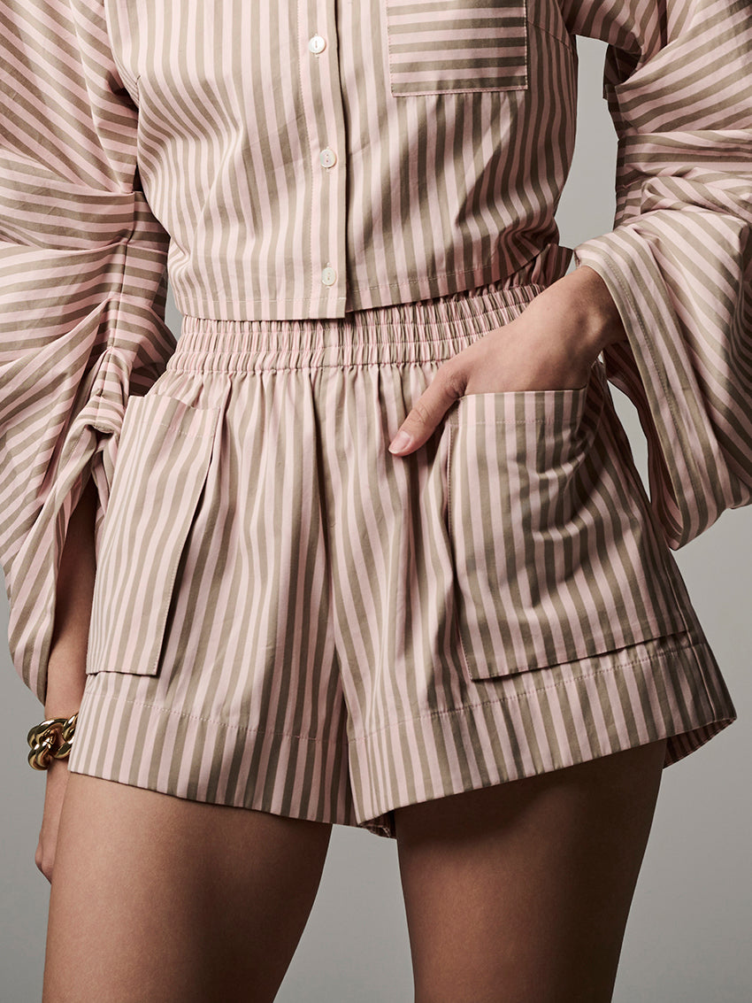 MIRA SHORT IN POPLIN