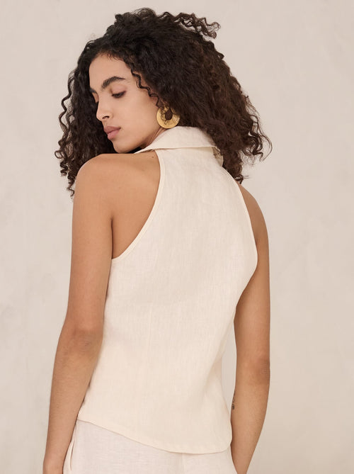 Sloane Linen Top