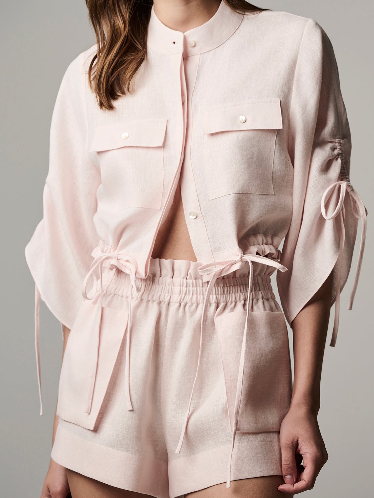 EVA TOP IN LINEN