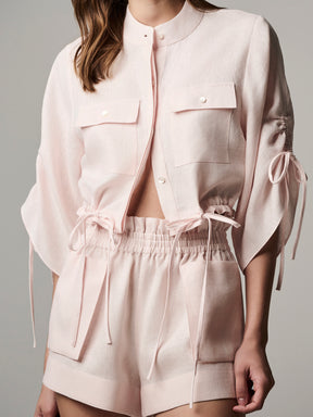 EVA TOP IN LINEN