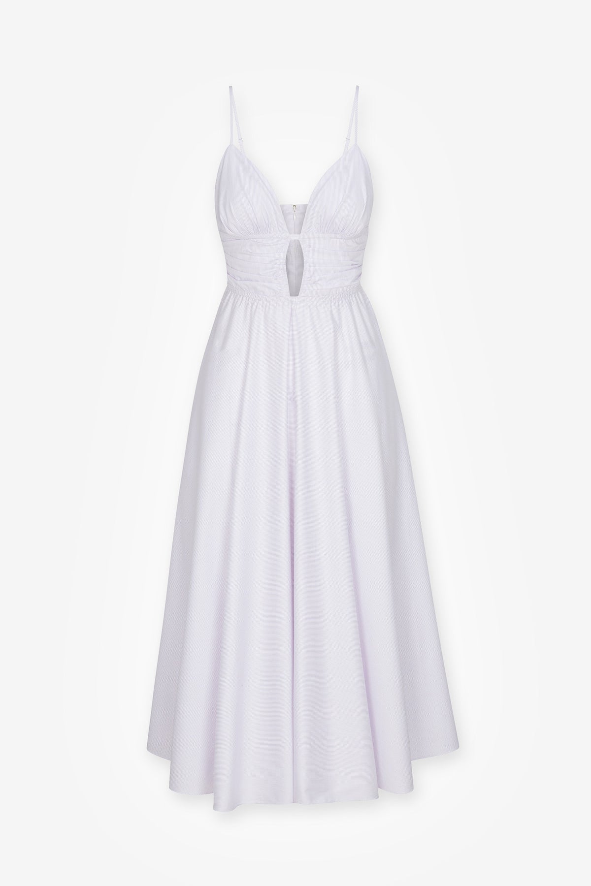 Thistle Stripe Cotton Poplin Dress