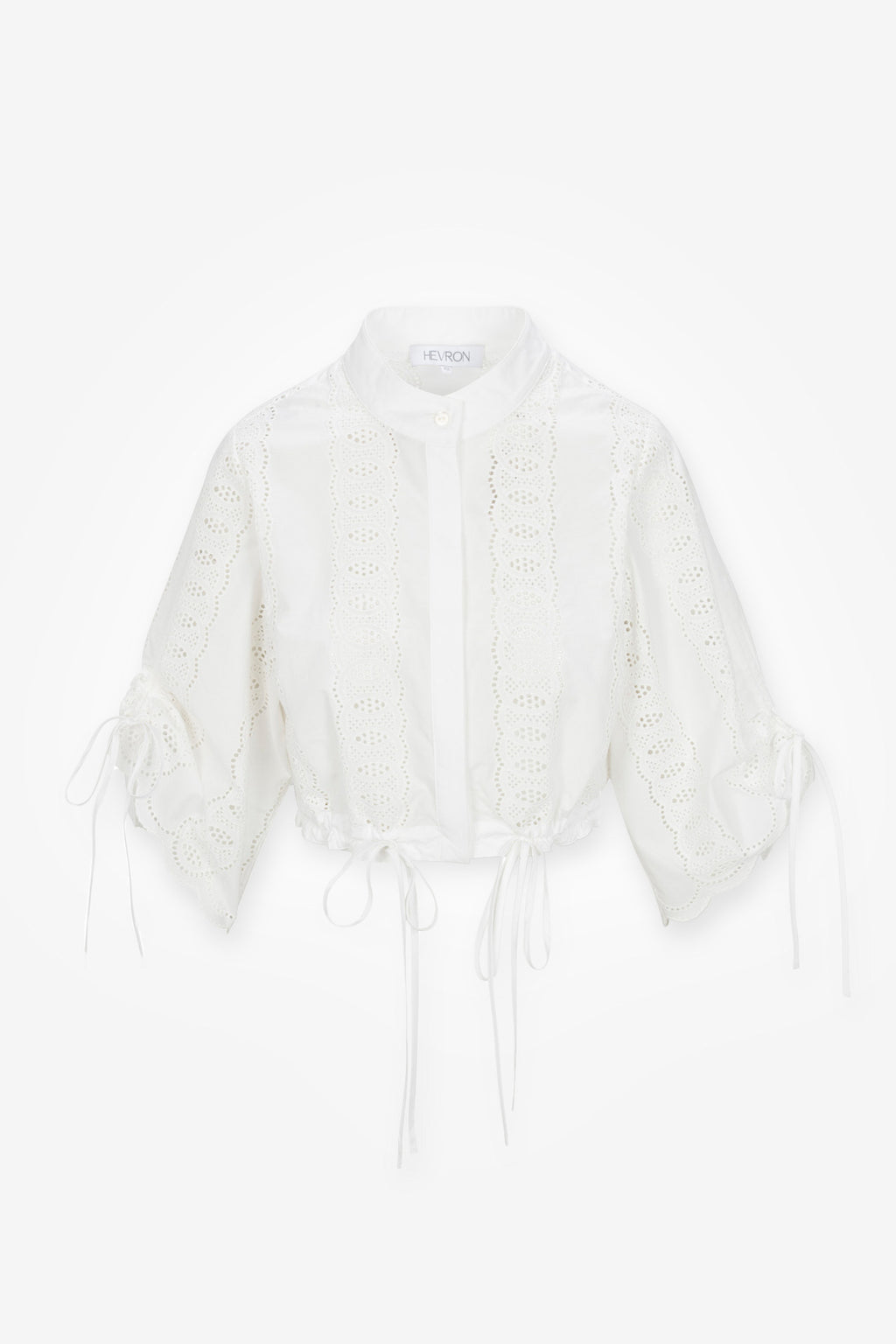 EVA TOP IN EYELET